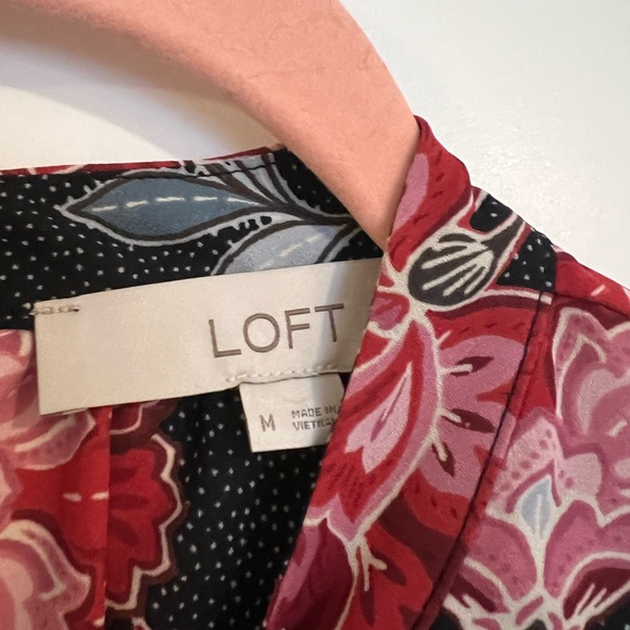 LOFT Floral Garden Bell Sleeve Blouse - Picture 7 of 9